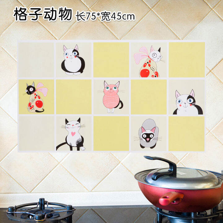 Kitchen Wall Decal Sticker, Home Dinning Anti Oil Wallpaper Decoration,Oil Proof Sticker which