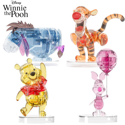 Winnie The Pooh บล็อกรูป Eeyore Piglet Tigger Building Block Action Figurines อะนิเมะรุ่นรูปปั้นตุ๊กตาเด็กของเล่นของขวัญ