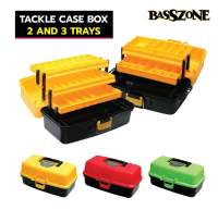 กล่องใส่อุปกรณ์ตกปลา BASSZONE TACKLE CASE BOX กล่อง 2 ชั้น 3 ชั้น ไทบ้านฟิชชิ่ง - ThiBaan Fishing