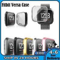 สำหรับ Fitbit Versa เคสซิลิโคน TPU บางพิเศษเคสหน้าจอปลอกคอกันสุนัขเลียป้องกัน