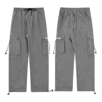 ‘’Light Grey Mountain Campground” กางเกงขาวยาวสไตล์ Camping Pants