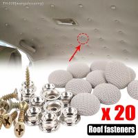 ✐► 20Pcs Car Roof Fixing Buckles Universal Car Interior Roof Cloth Fixing Screw Caps Rivet Fixer Cap Repair Car Accessories