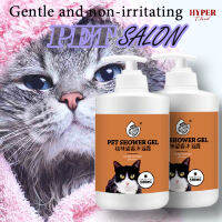 PET SHOWER GEL แชมพูสัตว์เลี้ยง กำจัดกลิ่นแล้วทิ้งความหอม ดับกลิ่นและบรรเทาอาการคัน Lasting Fresh And Pleasant 500ml