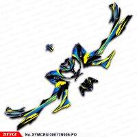 ❦﹊ Aftermarket Motorbike Graphics Sticker Design for SYM Cruisym 300 2017 2018 2019 2020 2021 Style No. SYMCRUi30017N006-PO