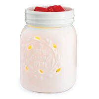 เครื่องอุ่นเทียนรุ่น Mason Jar Illumination white