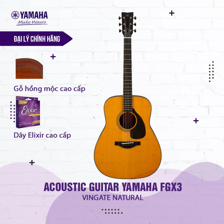 Đàn Acoustic Guitar Yamaha FGX3 - Đàn Guitar chuyên nghiệp chính