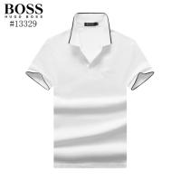 100% Authentic Hugos Boss Polo Shirts Short Sleeve Business Style Polo Shirts Breathable Regular Cotton Tops