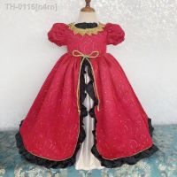 ⊕☍ n4rn Vestido de baile espanhol vintage para menina vestido longo vermelho o Natal fotografia aniversário casual outono primavera 0 a 12Y