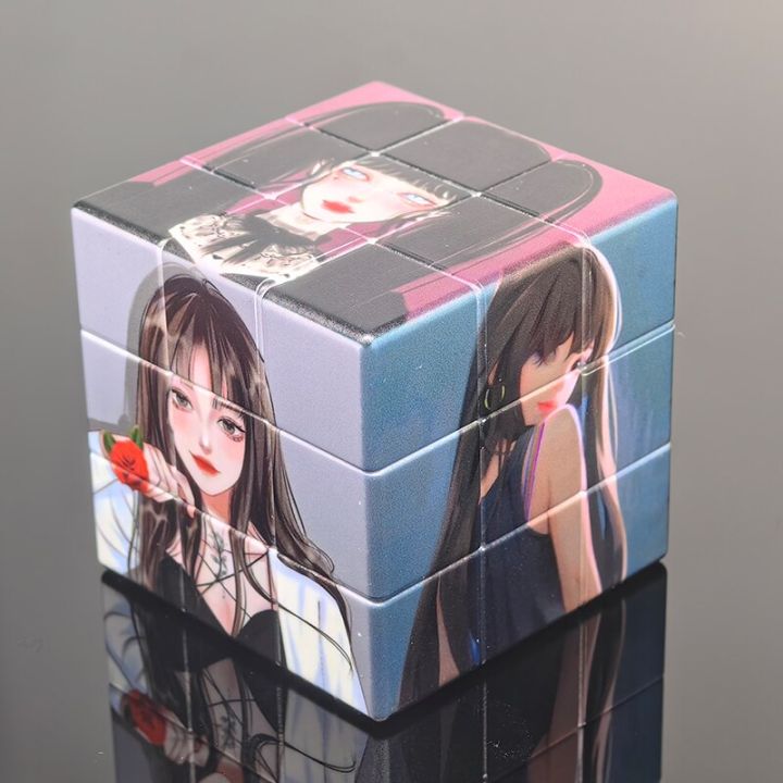 3x3x3-beautiful-girls-magic-cube-3x3-profession-speed-puzzle-childrens-special-cubo-magicos-gift-for-kids-fidget-toy-brain-teasers