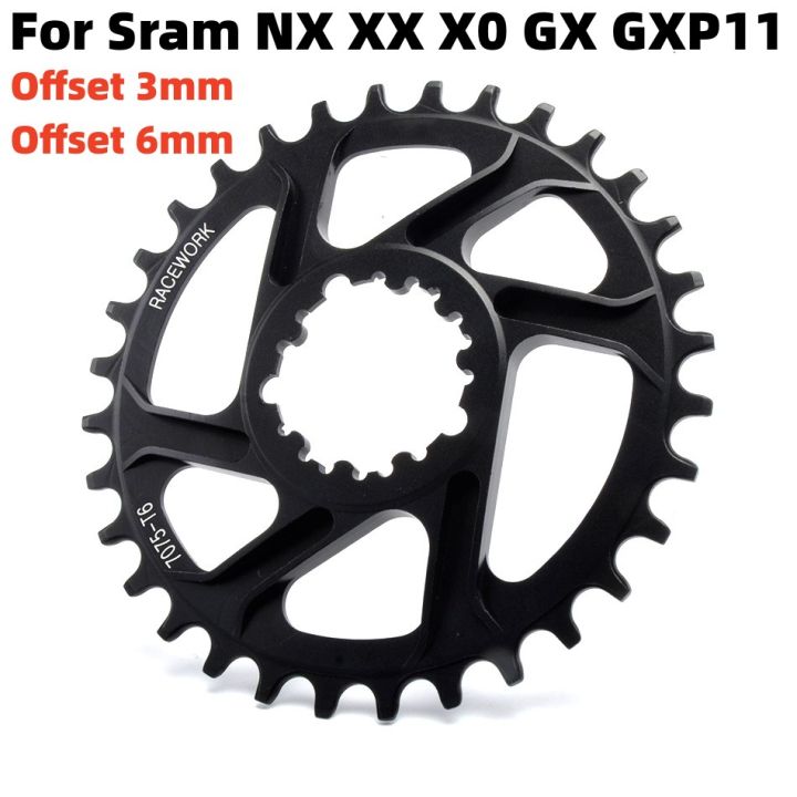 Mountain Bike Gxp Chainring Offset 3mm  6mm Wide Narrow Chainwheel 30t 