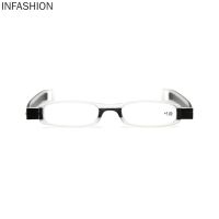 INFA - Men Women Folding Reading Glasses Unisex 360 Degree Rotation Presbyopic Foldable Eyeglass