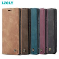 ﹍ Original Flip Case For iPhone 12 11 Pro Retro Magnetic Card Stand Wallet For iPhone 12 Min X Xr Xs Max 6 7 8 Plus SE2020 Cases