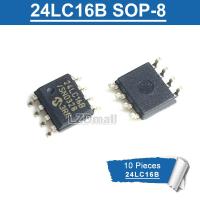 10pcs PIC 24LC16 24LC16B 24LC16BI SOP-8 24LC16BT-I/SN 24LC16B-I/SN SOP8