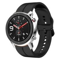 【ขอบคุณ】สำหรับ Amazfit GTR 4 Pro 22มม. ห่วงสายนาฬิกาข้อมือซิลิโคน