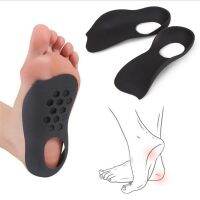 Unisex Flatfoot Orthotics TPR Large Size Insole For Flat Foot O-shaped Legs Arch Support Plantar Fasciitis Shoes Orthotic Pad Shoes Accessories