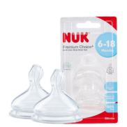 NÚM TY SILICONE NUK CỔ RỘNG CHO DÒNG BÌNH NUK PREMUIM CHOICE