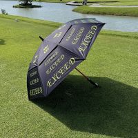 ร่มกอล์ฟคันใหญ่ 2 ชั้น EXCEED สีดำโลโก้เขียว (UME003) New Collection Exceed Golf Umbrella