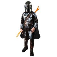 【Ready Stock?】 The Mandalorian Cosplay Costume Kids Bodysuit Star Wars Jumpsuits Mask Suit Halloween Party Kid Clothes