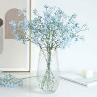 [Afei Toy Base]ราคาถูกดอกไม้ประดิษฐ์ Gypsophila พลาสติกสีขาวสีชมพูสีฟ้าปลอมการจัดดอกไม้อุปกรณ์เสริมงานแต่งงานโฮมออฟฟิศตกแต่ง