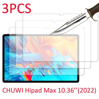 3ชิ้นสำหรับ CHUWI Hipad สูงสุด10.36 2022กระจกเทมเปอร์ปกป้องหน้าจอ3แพ็คแท็บเล็ตป้องกันฟิล์ม HD ป้องกันรอยขีดข่วน