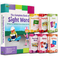 The original English version of the complete book of sight words high frequency words 220 common words core vocabulary childrens Dictionary tear page flash cards flash kids supporting word card 6