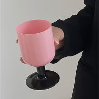 Medieval tail ndy Champagne Glass 290ML Iced Coffe Red Wine Goblet Decor Pink Wedding Party Beverage Drinking Cup