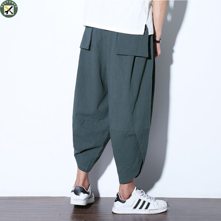 Autumn Jeans Straight loose boys Stylish cropped pants Mens Casual Trousers   Shopee Philippines