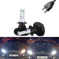 2x Canbus 6000k White 8000lm H7 Led Light LED Tip Headlight Low Beam For Peugeot 508 (2015)