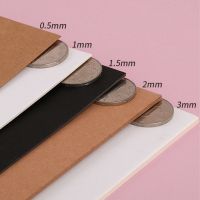 Hard Cardboard A4 A5 Paper Thickness 1mm 2mm 3mm White Black Kraft Kindergarten DIY Craft Model With Thick Cardpaper