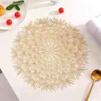 PVC Dandelion Hollow Nordic Style Non-slip Kitchen Placemat Coaster Insulation Pad Dish Coffee Table Mat Home Hotel Decor