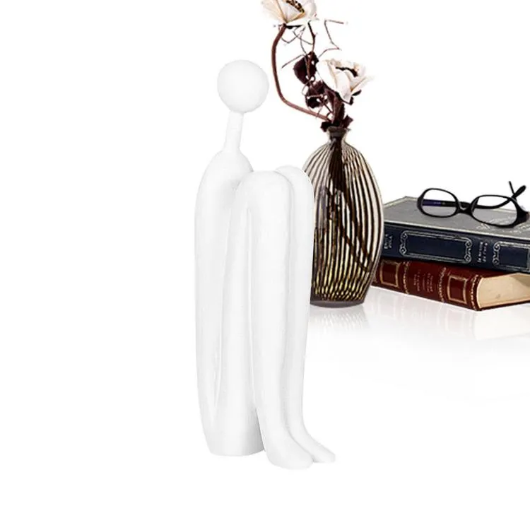 Abstract Figurines Resin Figures Bookshelf Decor Modern Accents ...
