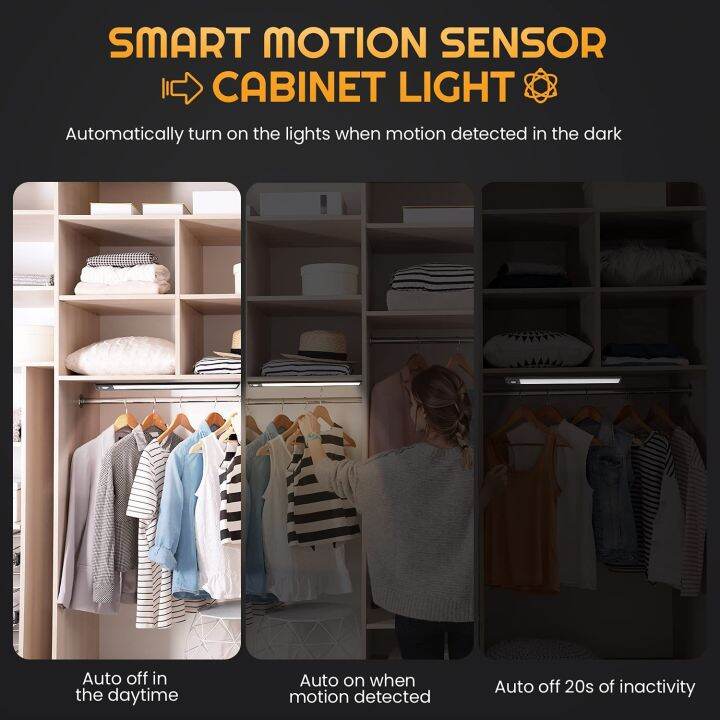 yeelight-motion-sensor-closet-light-a60-black-แผ่นไฟเซ็นเซอร์-ยาว-60-ซม-สีดำ-ของแท้-ประกันศูนย์-1ปี-global-version