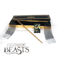 ไม้กายสิทธิ์ Fantastic Beasts นิวท์ สคามันเดอร์/ควีนนี่ โกลด์สตีน/พอร์เพนติน่า โกลด์สตีน/เพอร์ซิวาล เกรฟส์/เซราฟิน่า พิกเคอรี แกนเหล็ก ไม่มีไฟ กล่องริบบิ้น