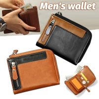 【CC】 2023 New Mens Two-Fold Card Holder Large Capacity Design for Shopping Male Purses Thin Wallet Short Coin