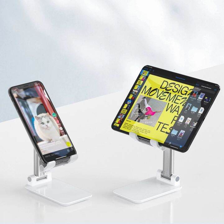 J&A Multifunction Desktop Tablet Stand Retractable Folding Portable