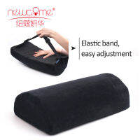 NEWCOME Half Moon Bolster Semi-Roll Multifunctional Pillow Relief Premium Quality Memory Foam Pad Sleeping Pillow LashesSalon