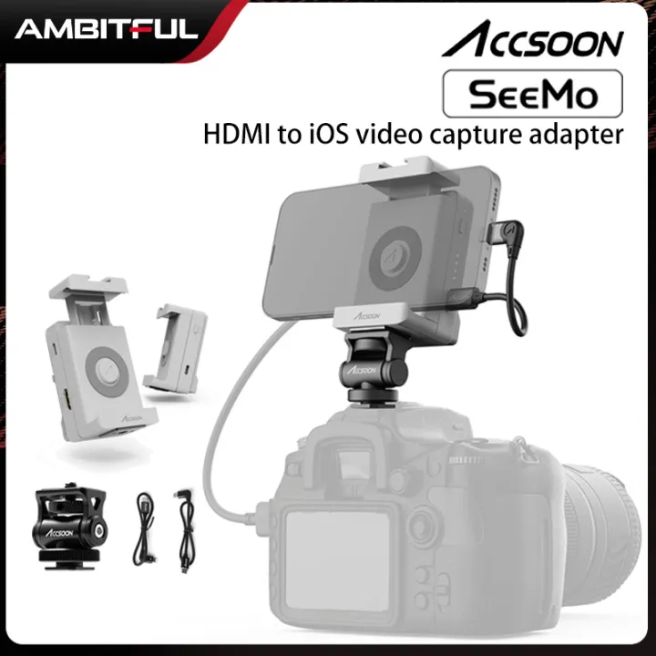 Accsoon SeeMo Video Transmitter Adapter Holder HDMI To Video Capture ...