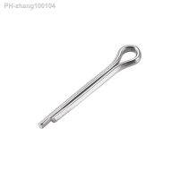 uxcell 30Pcs Split Cotter Pin - 2mm x 14mm 304 Stainless Steel 2-Prongs Silver Tone for Home DIY Application