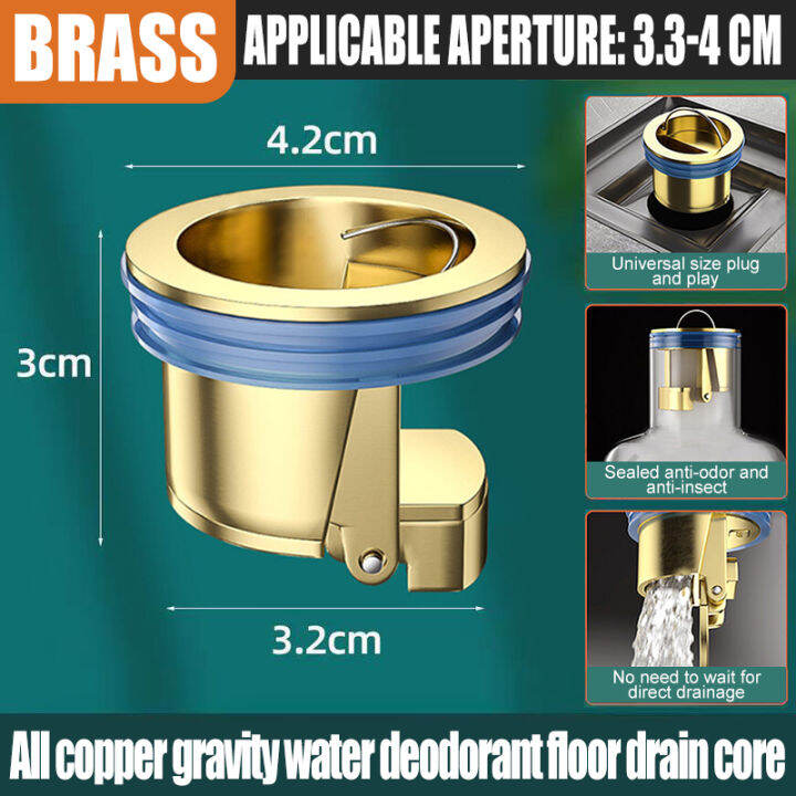 Floor Drain Core Odor-Proof and Insect-Proof Sewer Fast Drainage Floor ...