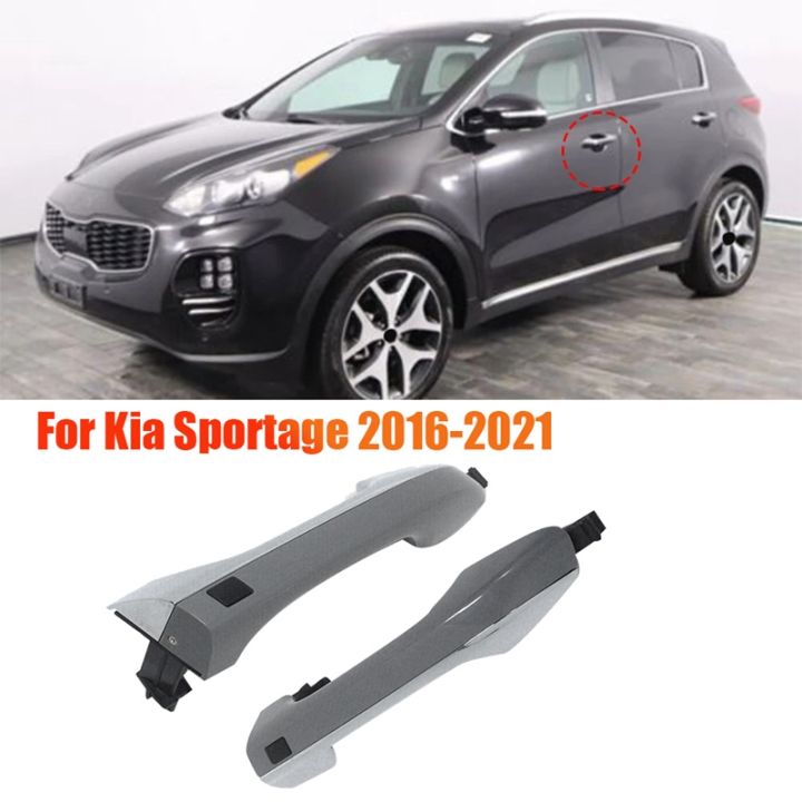 front-inductive-outside-door-handle-have-button-for-kia-sportage-2016-2021-chrome-catch-puller-handle