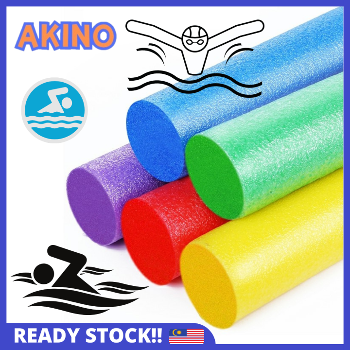Flexible Pool Noodle/ Swimming Water Float/ Aid Float/ 浮力棒/ 游泳棒 Lazada