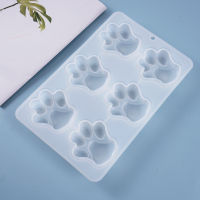 DIY Crystal Epoxy Mold Dogpaw-Pattern Cute Doll -Pattern Semi-Dimensional Cake Silicone Mold