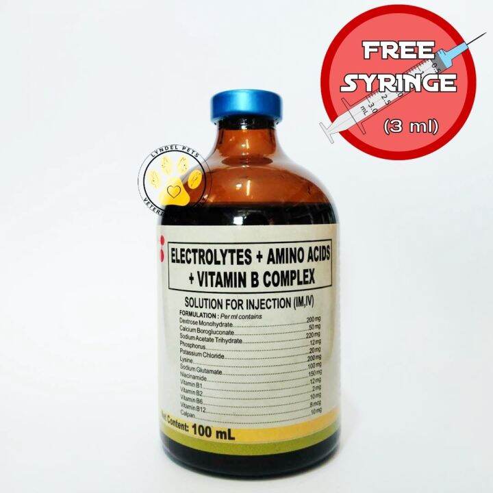 NUTRIVET Electrolytes Amino Acids Vitamin B Complex Dextrolyte (100 ml