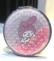 MY MELODY  B  กระจกพับ กระจก กระจกสวยงาม กระจกพกพา ลาย MY MELODY B  มาย เมโลดี้ B  สวยมาก มีกากเพชรเหลว กระจกปกติ และ ขยาย ขนาด 7 x 1.5 cm น่ารัก น่าใช้งาน ผลิตจากวัสดุอย่างดี มีบริการเก็บเงินปลายทาง NPNN