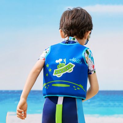 Children Water Sports Life Jacket Portable Neoprene Boating Life Vest Safe Adjustable Webbing Keep Warm for Swimming Sea Fishing  Life Jackets