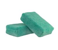 Premium Grade Workhorse Microfiber Applicator (Green) (1 แพคมี 2 ชิ้น)