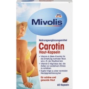 Viên uống chống nắng Carotin Mivolis 60v nội địa Đức - Hàng chính hãng