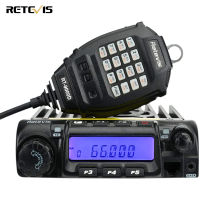 Retevis ตัวรับส่งสัญญาณวิทยุรถยนต์ RT-9000D,VHF 66-88MHz (หรือ UHF) 60W 200CH เครื่องส่งสัญญาณวิทยุ + ลำโพงไมค์ + สายโปรแกรม