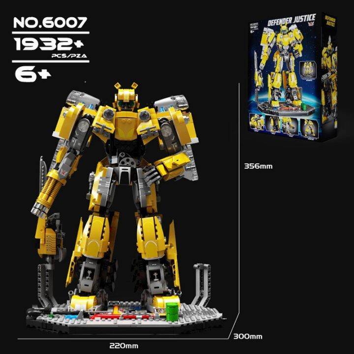 หุ่นยนต์แปลงร่าง6006คิงคอง-optimus-b-pillus-หุ่นยนต์โมเดลเด็กผู้ชายบล็อกสำหรับต่อประกอบยาก-diy