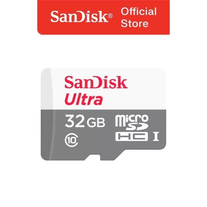 SanDisk Ultra® microSD™ UHS-I Card (16GB/ 32GB/ 64GB/ 128GB) | Lazada